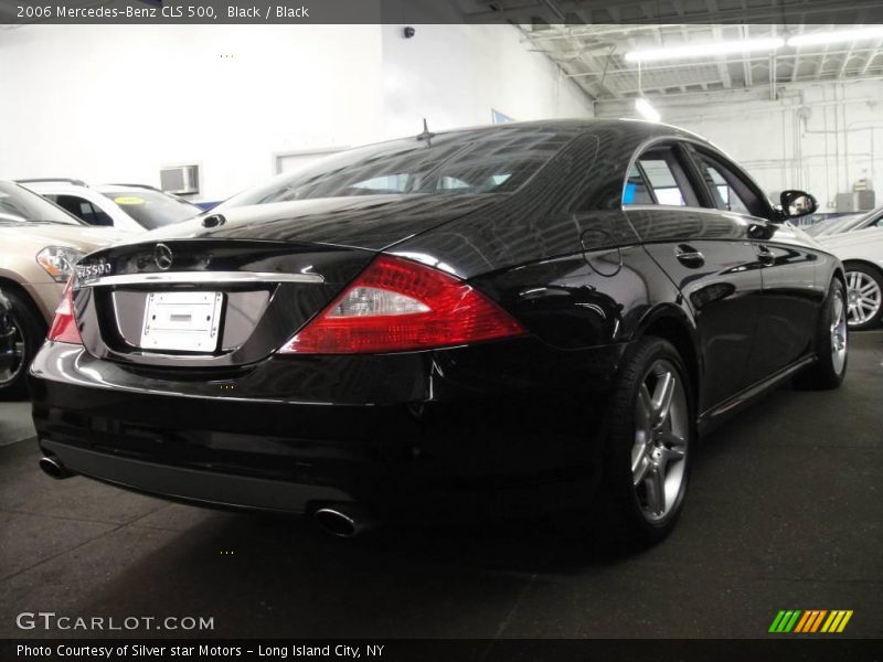 Black / Black 2006 Mercedes-Benz CLS 500
