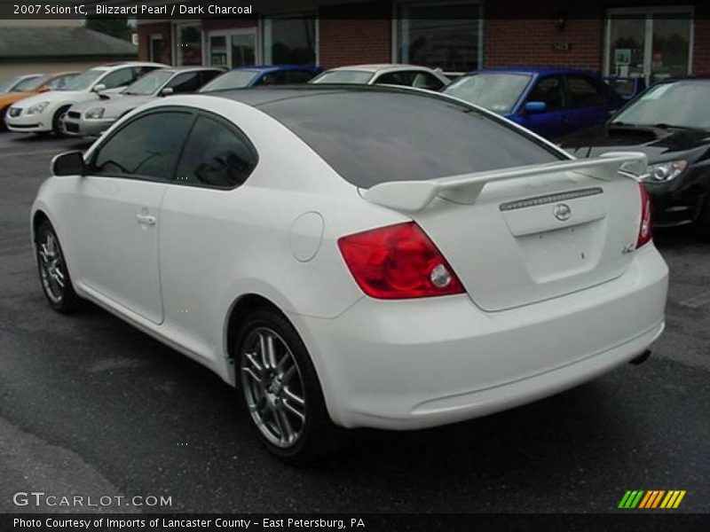 Blizzard Pearl / Dark Charcoal 2007 Scion tC
