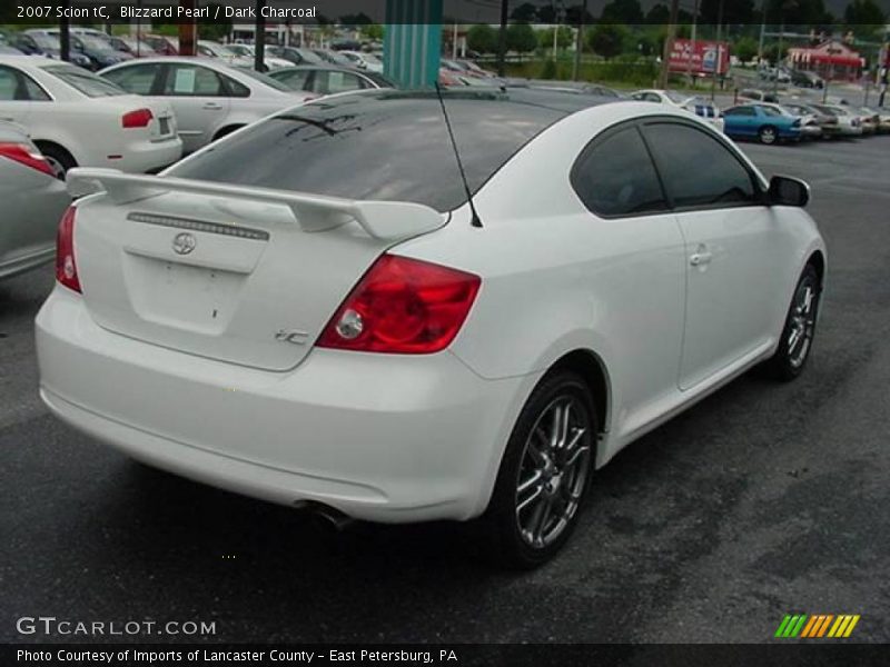 Blizzard Pearl / Dark Charcoal 2007 Scion tC