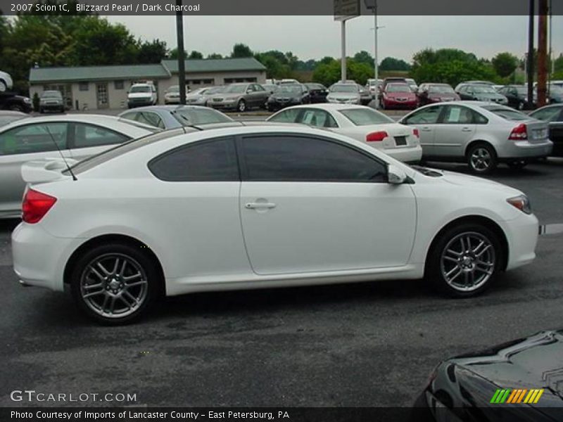 Blizzard Pearl / Dark Charcoal 2007 Scion tC
