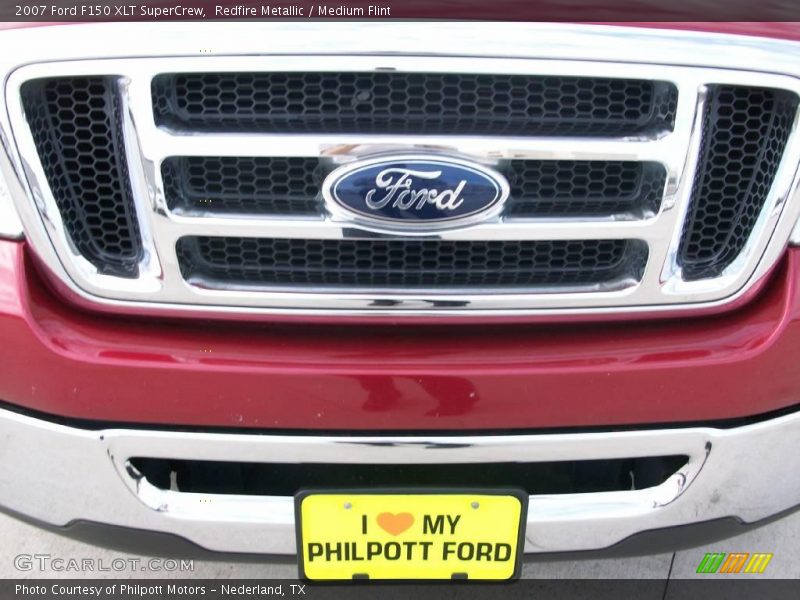 Redfire Metallic / Medium Flint 2007 Ford F150 XLT SuperCrew