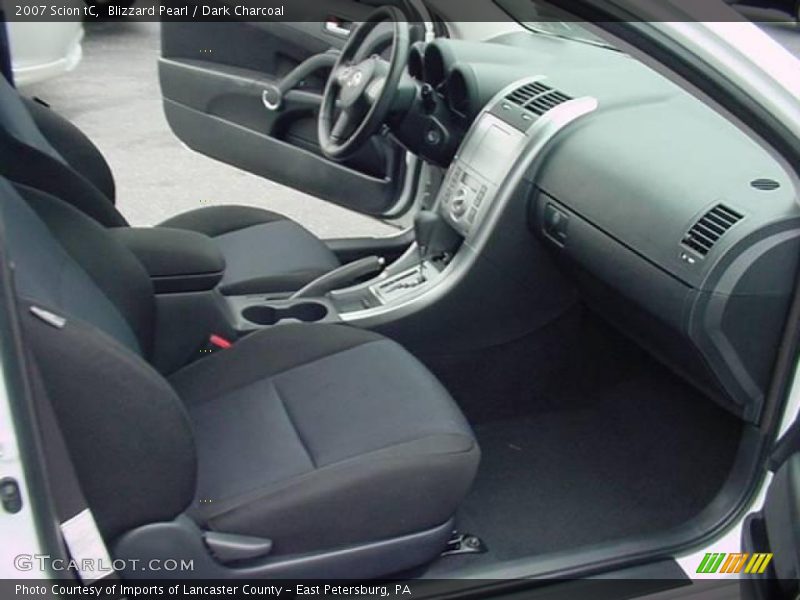 Blizzard Pearl / Dark Charcoal 2007 Scion tC