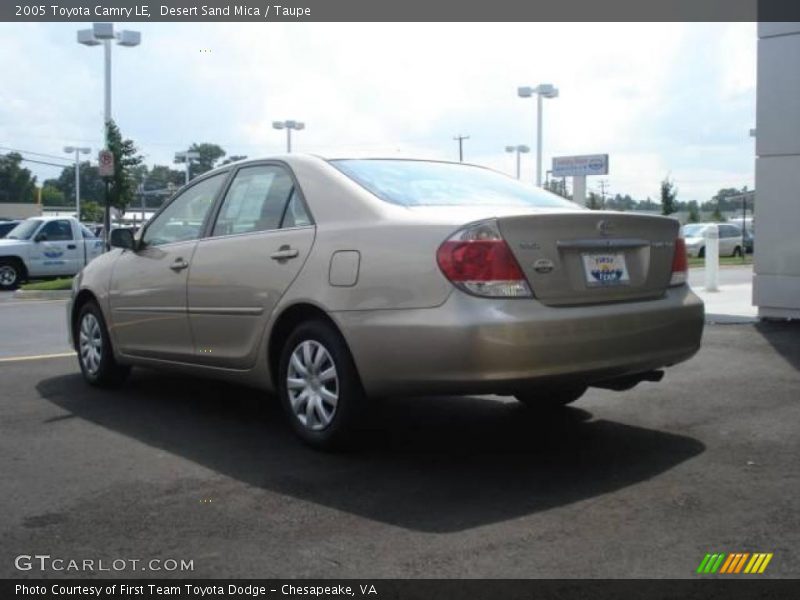 Desert Sand Mica / Taupe 2005 Toyota Camry LE
