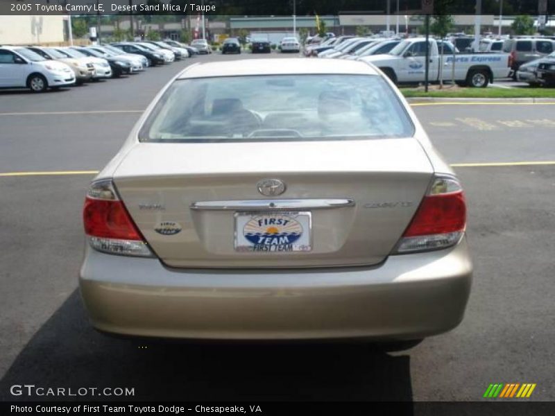Desert Sand Mica / Taupe 2005 Toyota Camry LE
