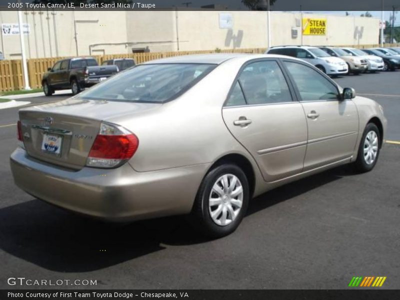 Desert Sand Mica / Taupe 2005 Toyota Camry LE