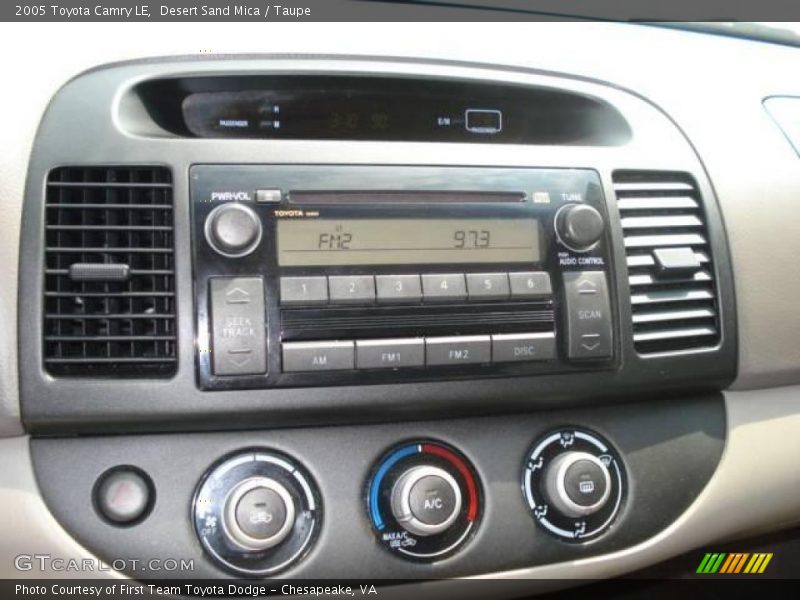 Desert Sand Mica / Taupe 2005 Toyota Camry LE