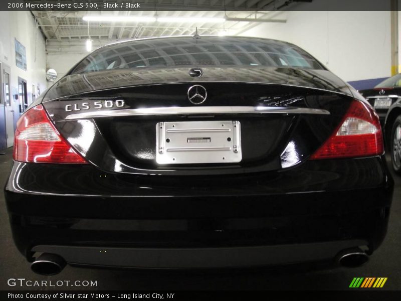 Black / Black 2006 Mercedes-Benz CLS 500