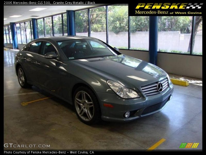 Granite Grey Metallic / Black 2006 Mercedes-Benz CLS 500