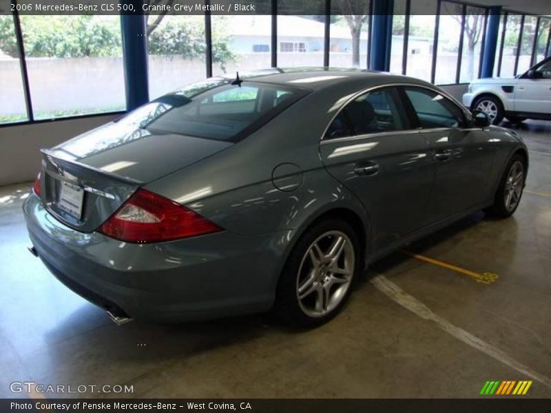 Granite Grey Metallic / Black 2006 Mercedes-Benz CLS 500