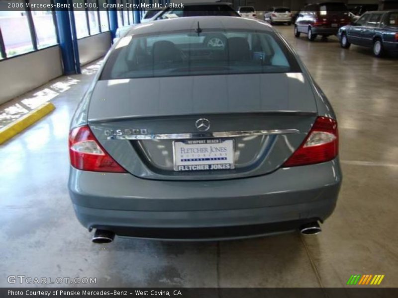 Granite Grey Metallic / Black 2006 Mercedes-Benz CLS 500