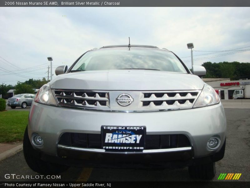 Brilliant Silver Metallic / Charcoal 2006 Nissan Murano SE AWD
