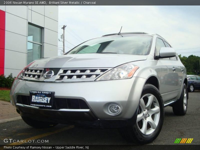 Brilliant Silver Metallic / Charcoal 2006 Nissan Murano SE AWD