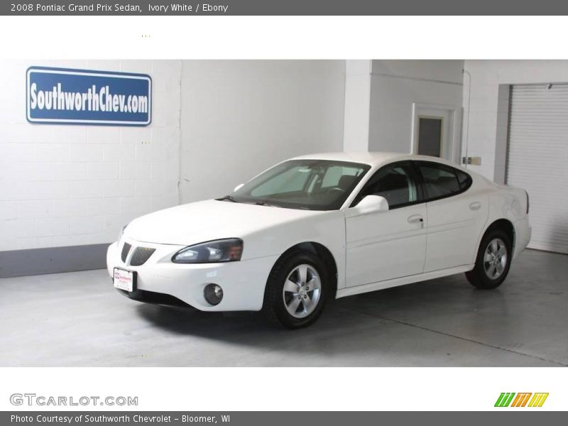 Ivory White / Ebony 2008 Pontiac Grand Prix Sedan