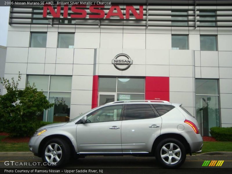 Brilliant Silver Metallic / Charcoal 2006 Nissan Murano SE AWD