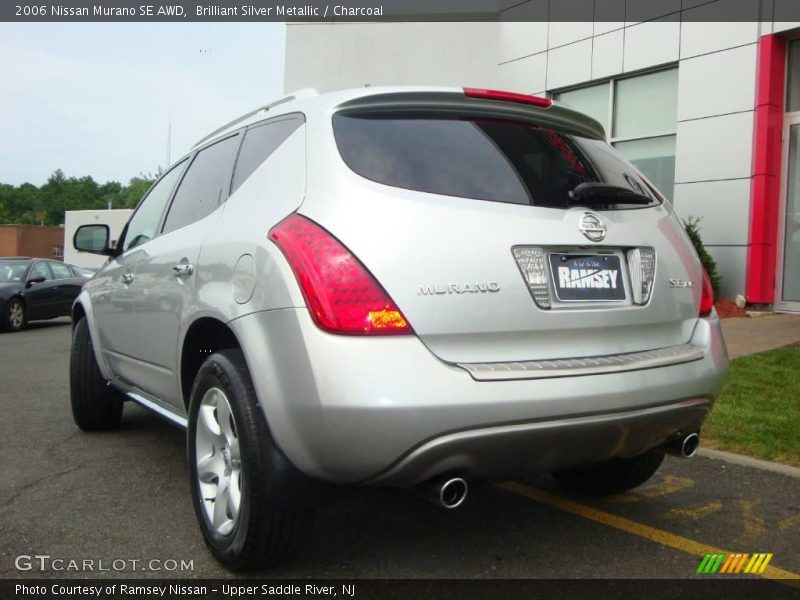 Brilliant Silver Metallic / Charcoal 2006 Nissan Murano SE AWD