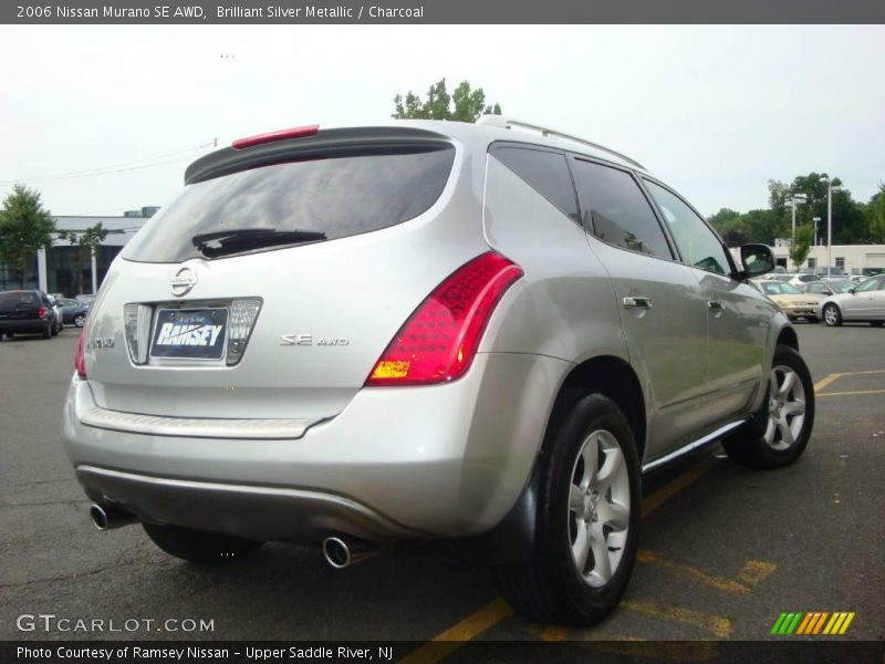 Brilliant Silver Metallic / Charcoal 2006 Nissan Murano SE AWD