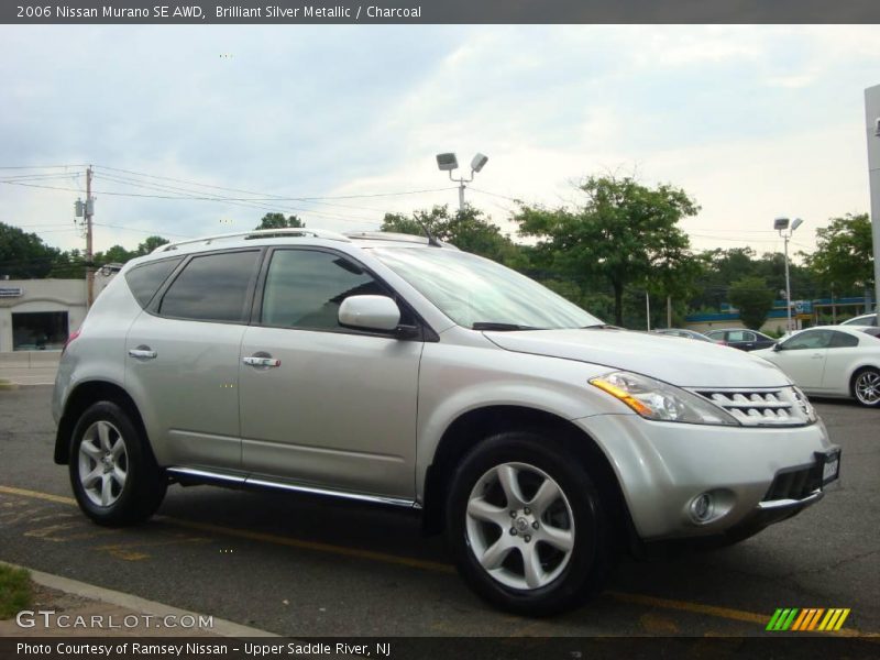 Brilliant Silver Metallic / Charcoal 2006 Nissan Murano SE AWD