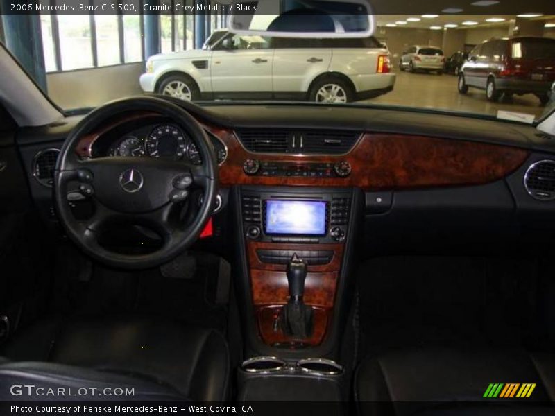 Granite Grey Metallic / Black 2006 Mercedes-Benz CLS 500