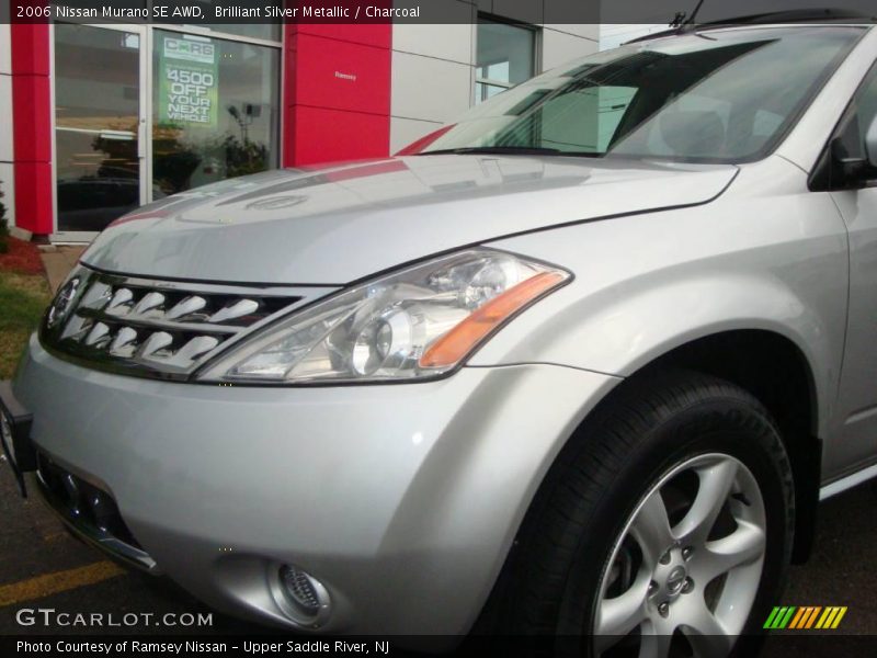 Brilliant Silver Metallic / Charcoal 2006 Nissan Murano SE AWD