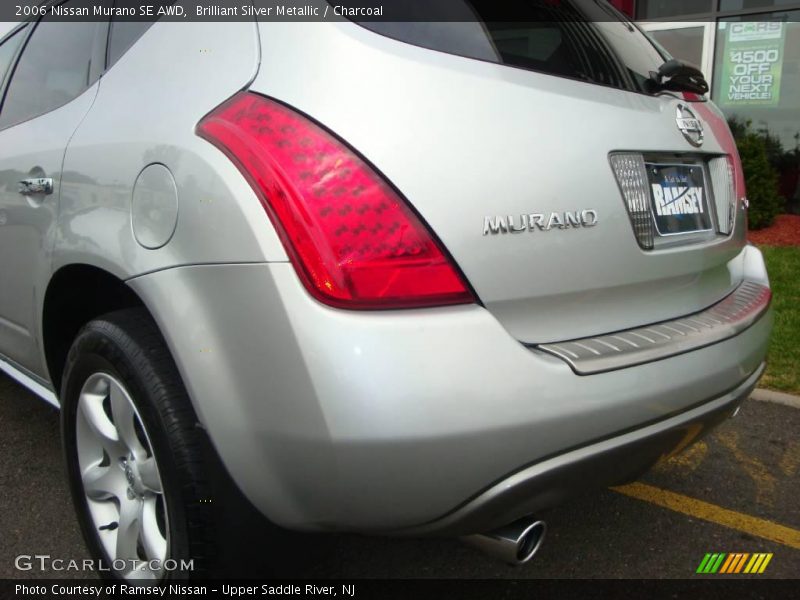 Brilliant Silver Metallic / Charcoal 2006 Nissan Murano SE AWD