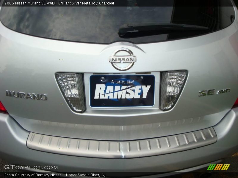 Brilliant Silver Metallic / Charcoal 2006 Nissan Murano SE AWD