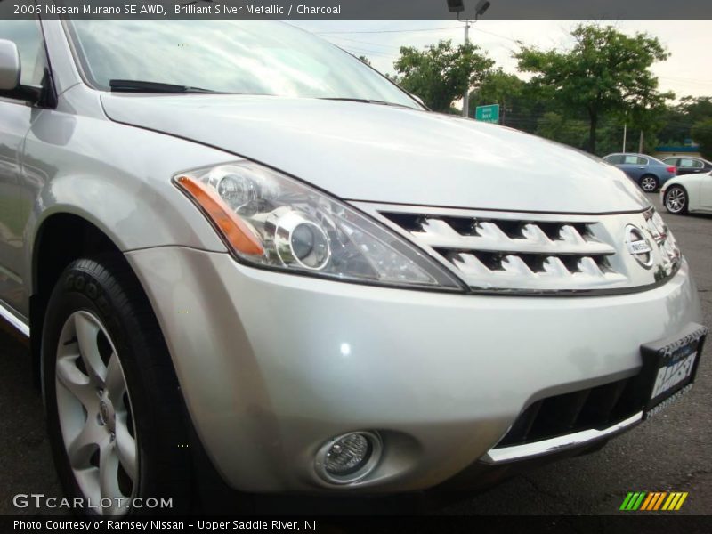 Brilliant Silver Metallic / Charcoal 2006 Nissan Murano SE AWD