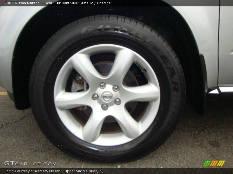 Brilliant Silver Metallic / Charcoal 2006 Nissan Murano SE AWD