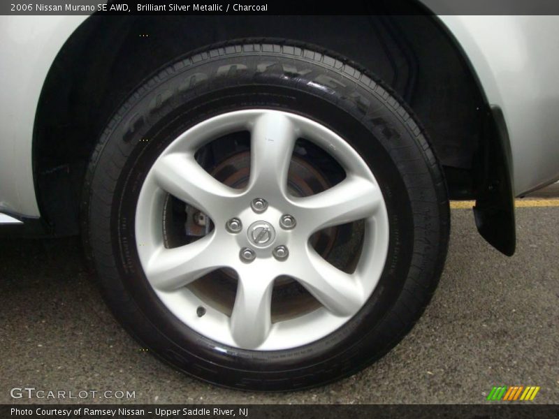 Brilliant Silver Metallic / Charcoal 2006 Nissan Murano SE AWD