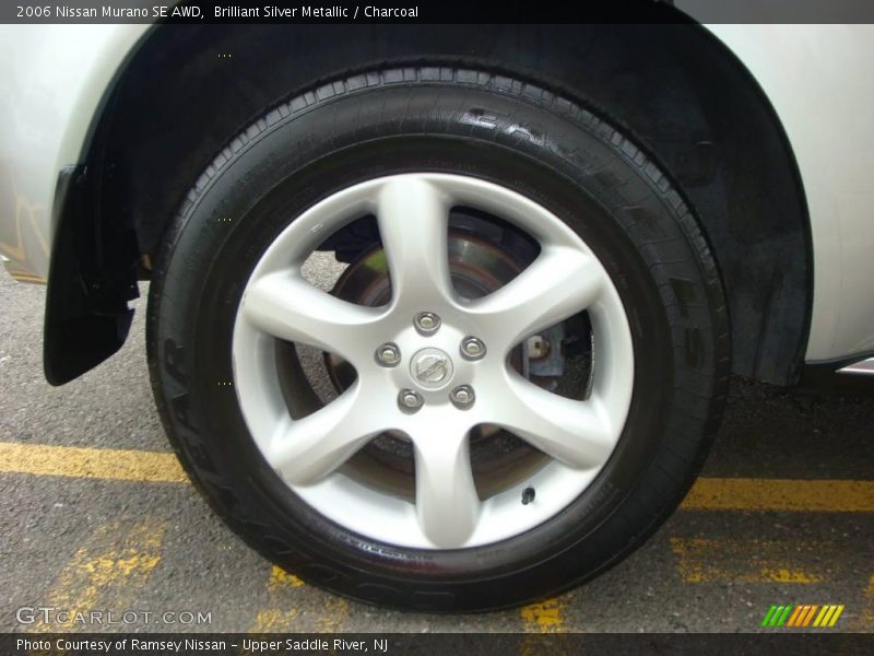 Brilliant Silver Metallic / Charcoal 2006 Nissan Murano SE AWD