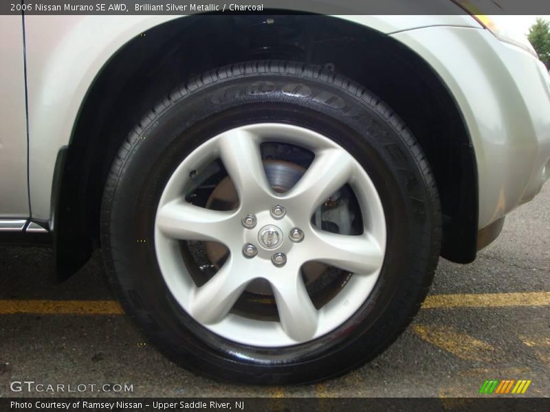Brilliant Silver Metallic / Charcoal 2006 Nissan Murano SE AWD