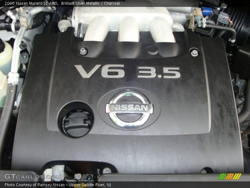 Brilliant Silver Metallic / Charcoal 2006 Nissan Murano SE AWD