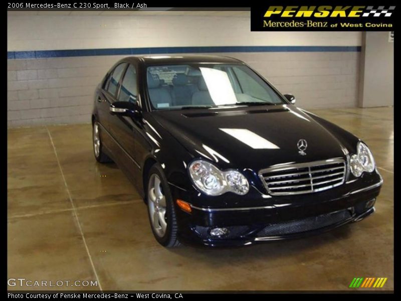 Black / Ash 2006 Mercedes-Benz C 230 Sport