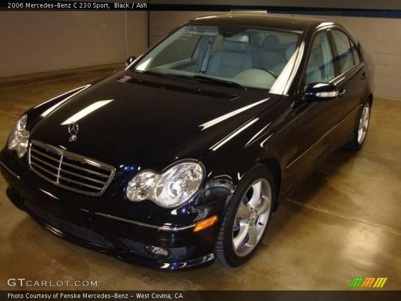 Black / Ash 2006 Mercedes-Benz C 230 Sport