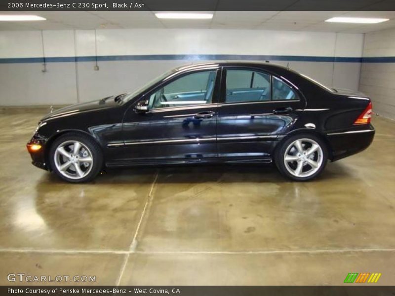 Black / Ash 2006 Mercedes-Benz C 230 Sport