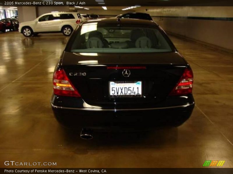 Black / Ash 2006 Mercedes-Benz C 230 Sport