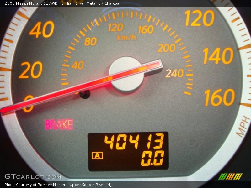 Brilliant Silver Metallic / Charcoal 2006 Nissan Murano SE AWD
