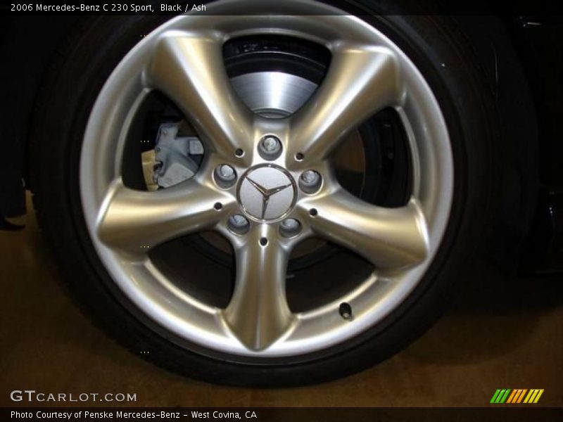 Black / Ash 2006 Mercedes-Benz C 230 Sport