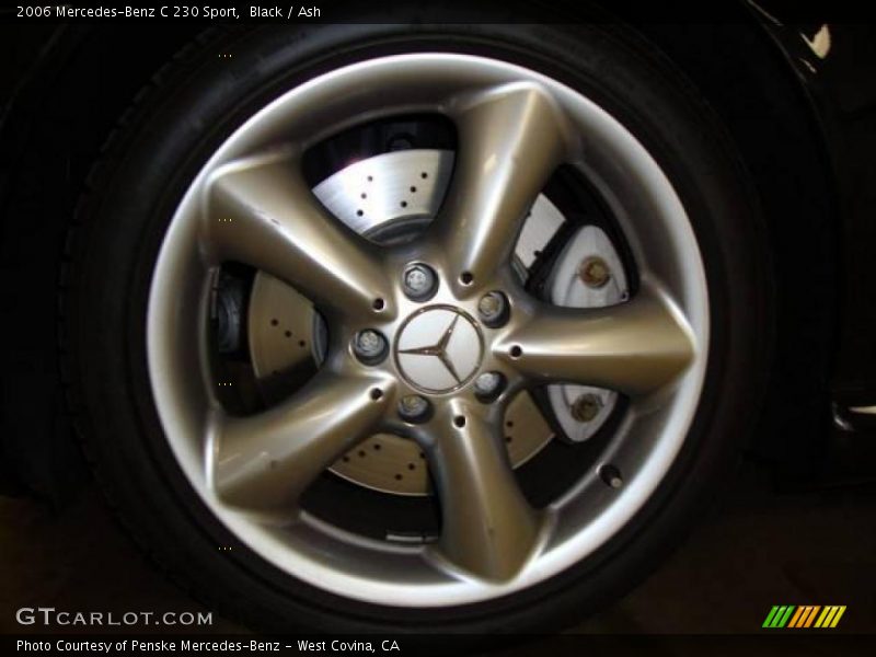 Black / Ash 2006 Mercedes-Benz C 230 Sport