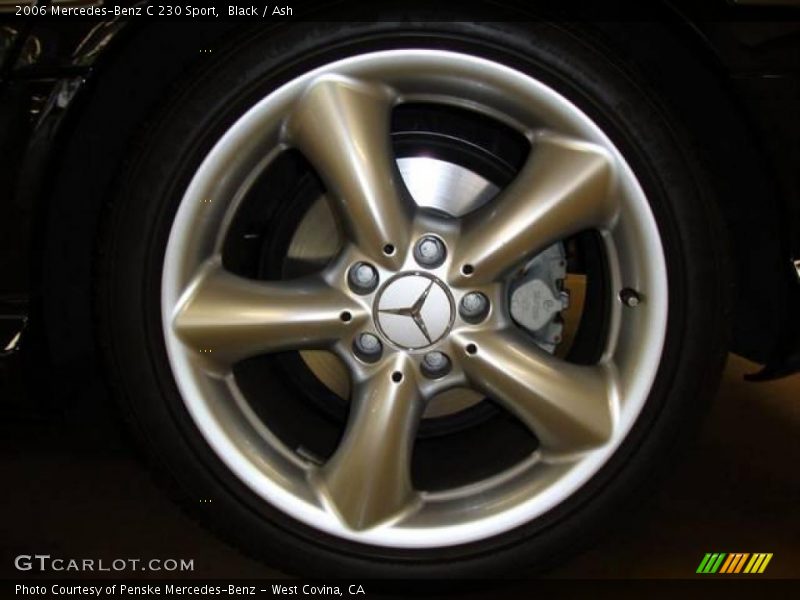 Black / Ash 2006 Mercedes-Benz C 230 Sport