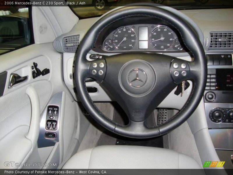 Black / Ash 2006 Mercedes-Benz C 230 Sport