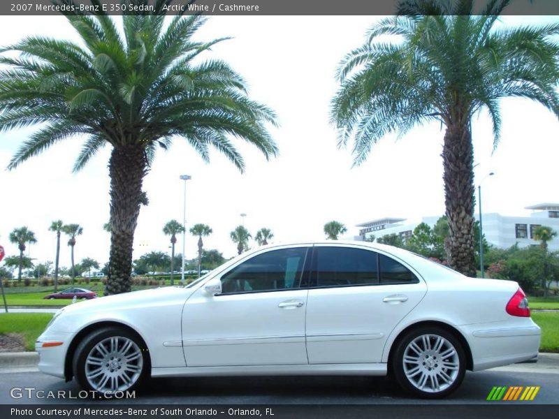 Arctic White / Cashmere 2007 Mercedes-Benz E 350 Sedan