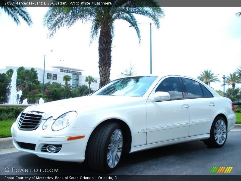 Arctic White / Cashmere 2007 Mercedes-Benz E 350 Sedan