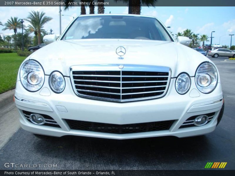 Arctic White / Cashmere 2007 Mercedes-Benz E 350 Sedan