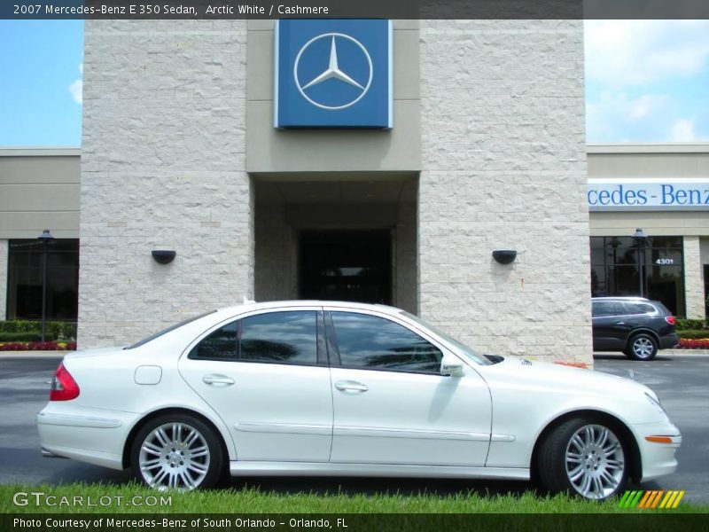 Arctic White / Cashmere 2007 Mercedes-Benz E 350 Sedan