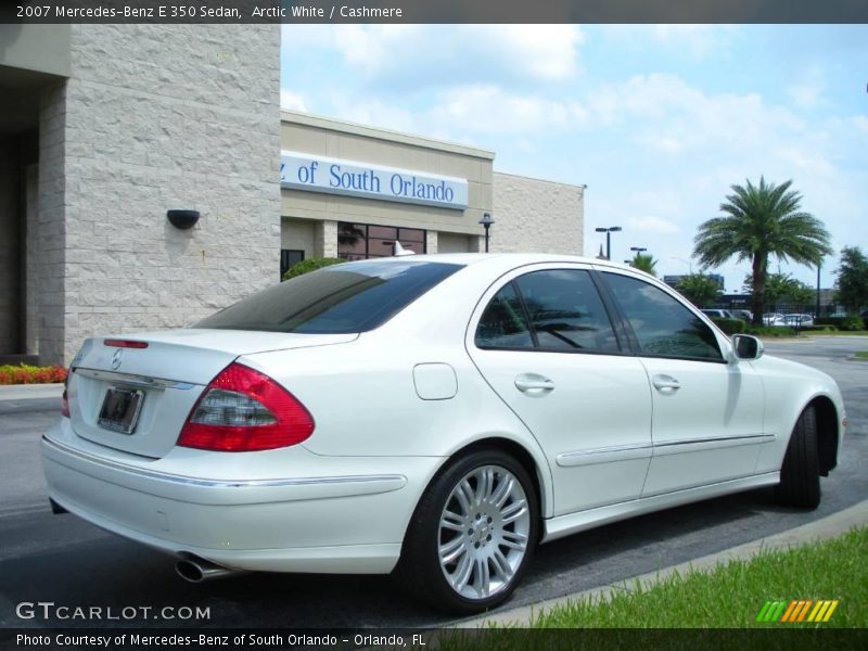 Arctic White / Cashmere 2007 Mercedes-Benz E 350 Sedan