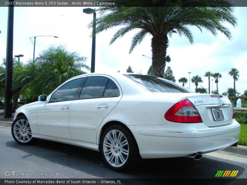 Arctic White / Cashmere 2007 Mercedes-Benz E 350 Sedan
