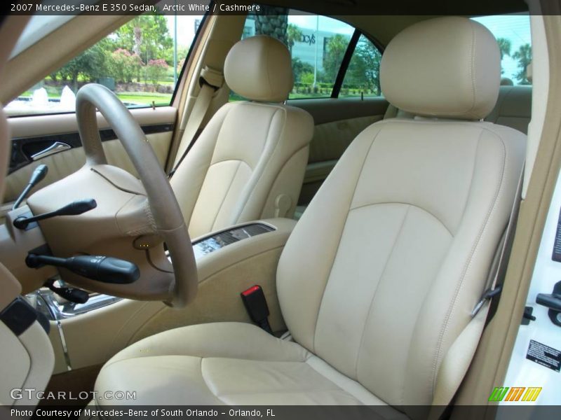 Arctic White / Cashmere 2007 Mercedes-Benz E 350 Sedan