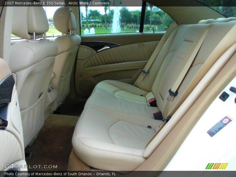 Arctic White / Cashmere 2007 Mercedes-Benz E 350 Sedan