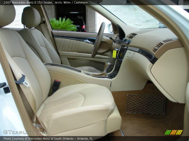 Arctic White / Cashmere 2007 Mercedes-Benz E 350 Sedan
