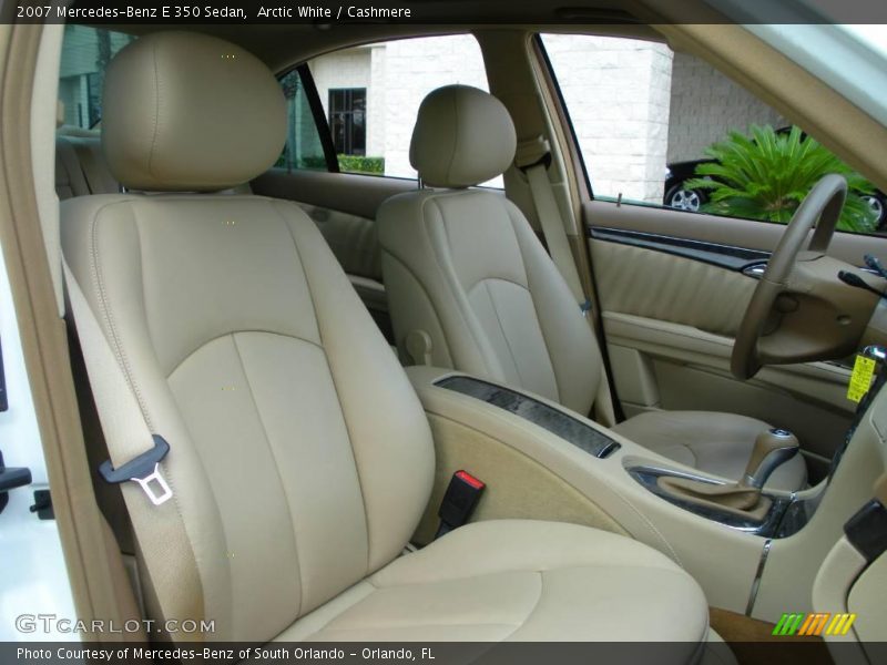 Arctic White / Cashmere 2007 Mercedes-Benz E 350 Sedan